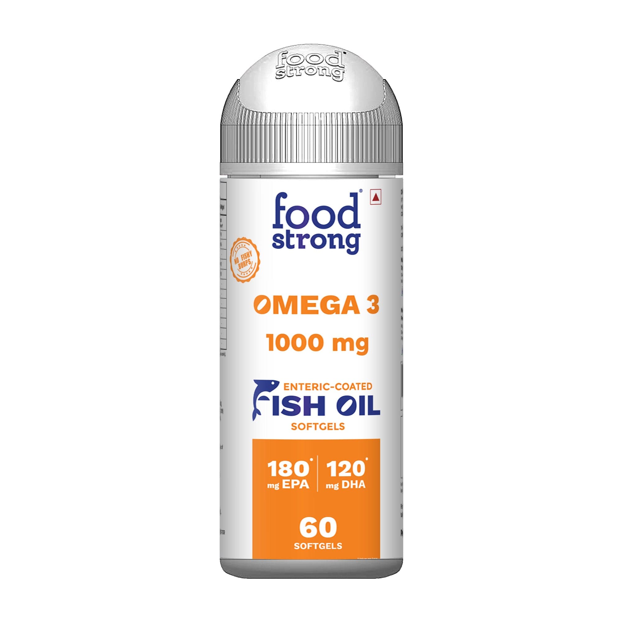 Food Strong Fish Oil 60 Caps - Unflavour