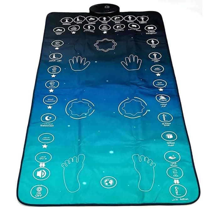 Interactive Smart Prayer Mat | Suitable for Reverts/Adults and Individuals Ages 3 and Up | My Salah