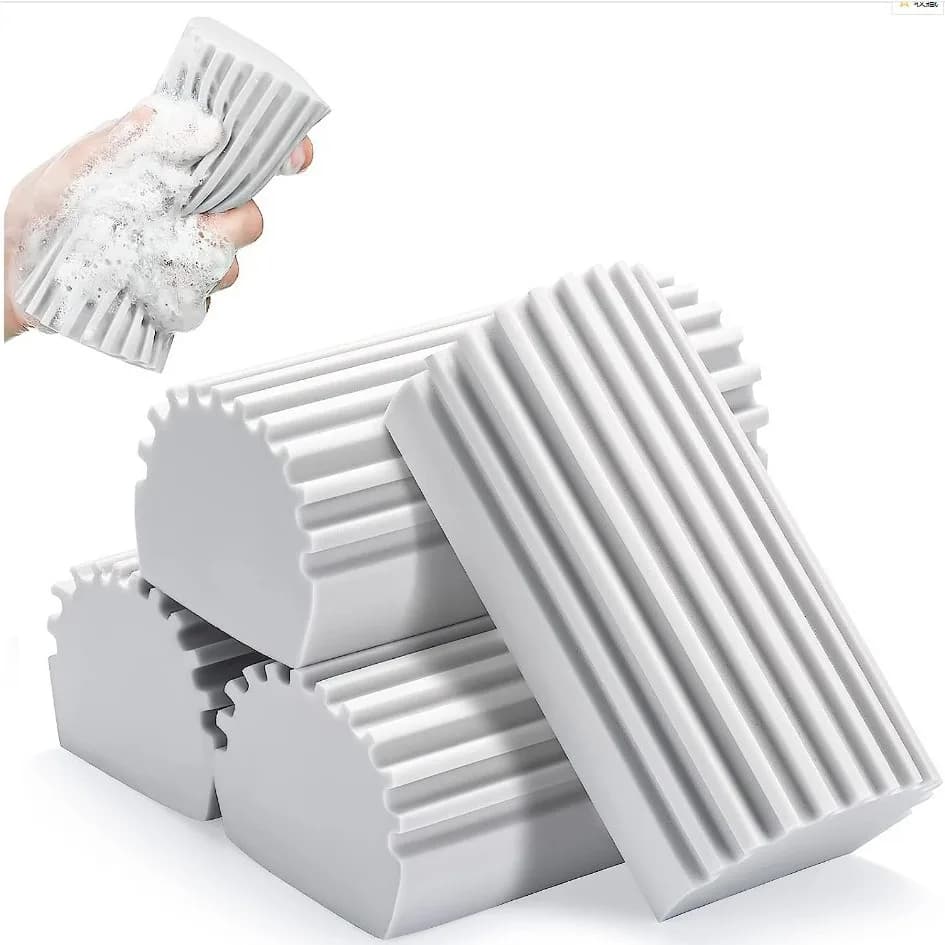 Reusable Pva Sponges Household Cleaning Sponge Home Magic Cleaning Eraser Dirt Removing Rust Magical Sponge for Pots