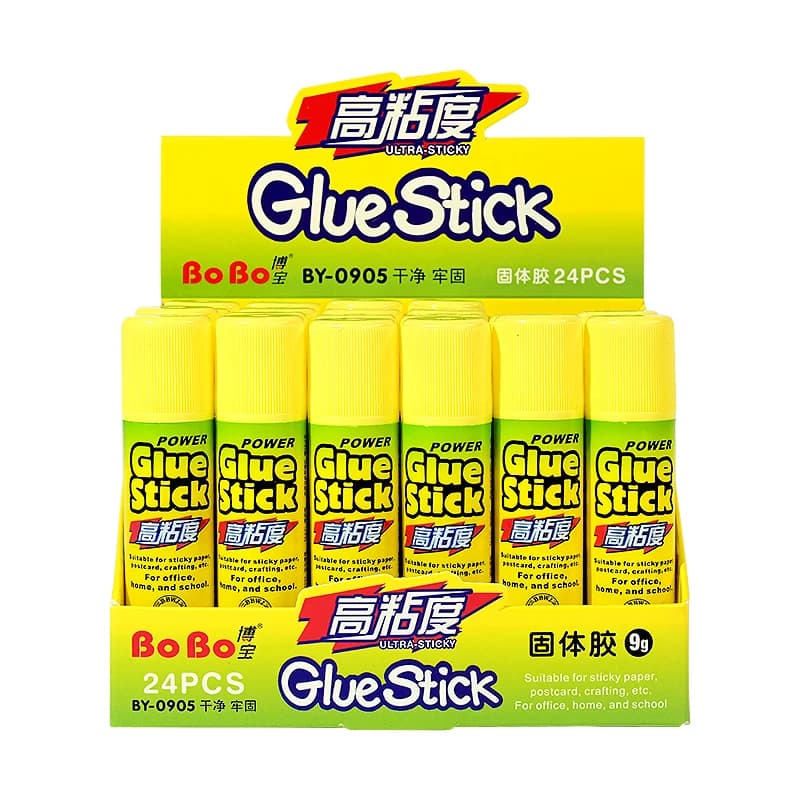 Wholesale Manufacturer PVA 9g Solid Glue Stick Strong Adhesives Glue Stick for Student Stationery and Office