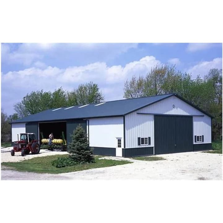 Prefabricated Steel Structure Workshop Farm Construction Residential Building for Sales