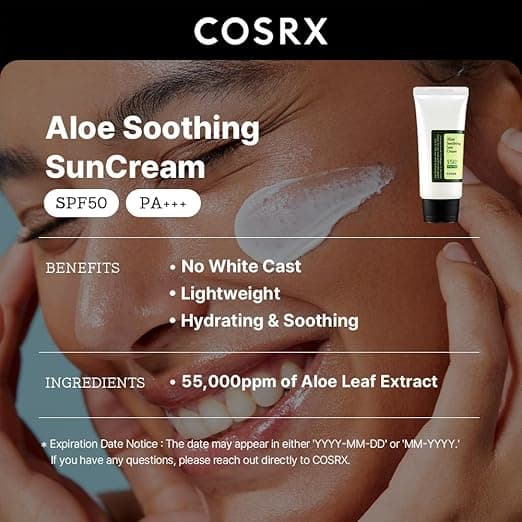 Cosrx Aloe Soothing Sun Cream SPF 50 PA+++ 50 ml
