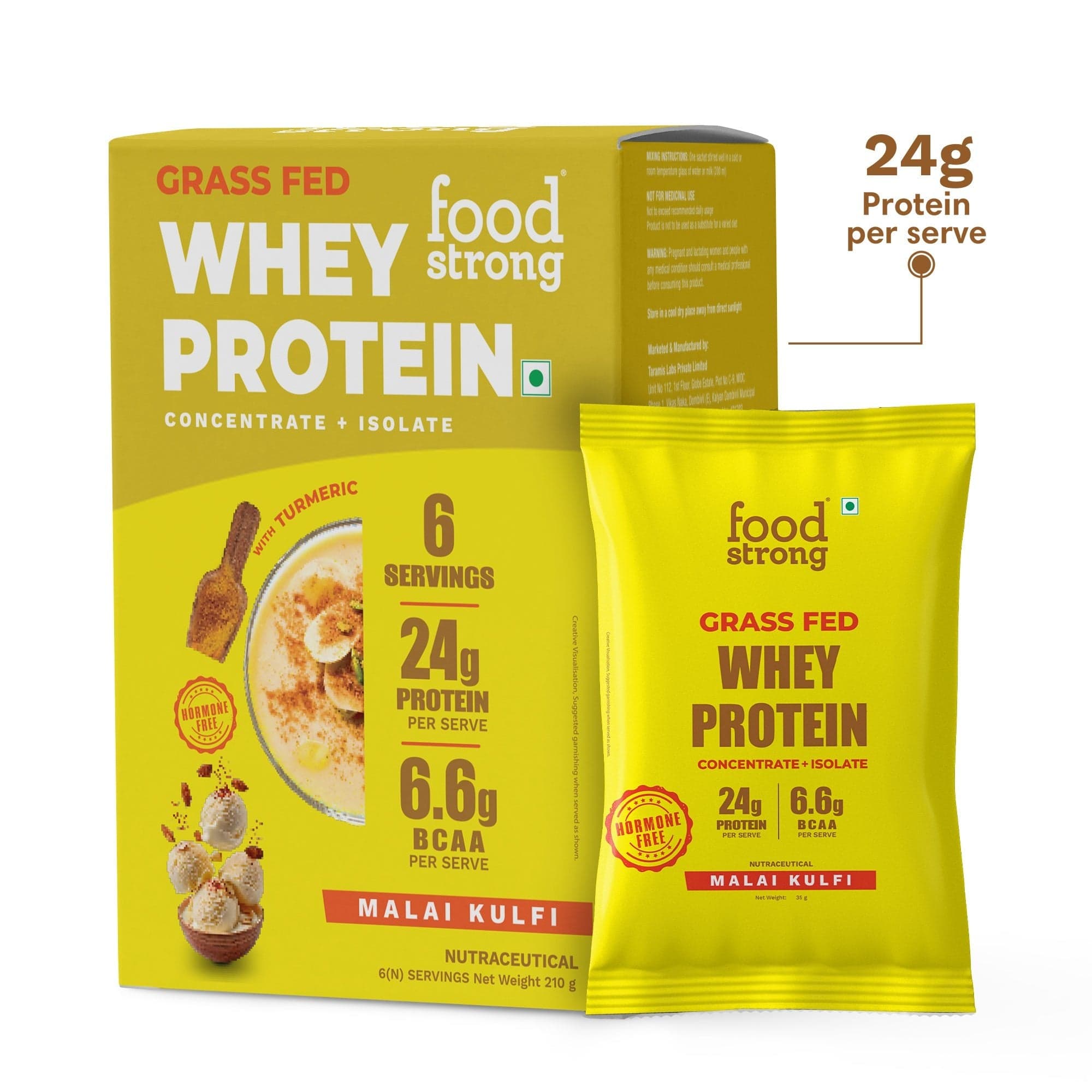 Food Strong Whey Protein | Malai Kulfi Taster